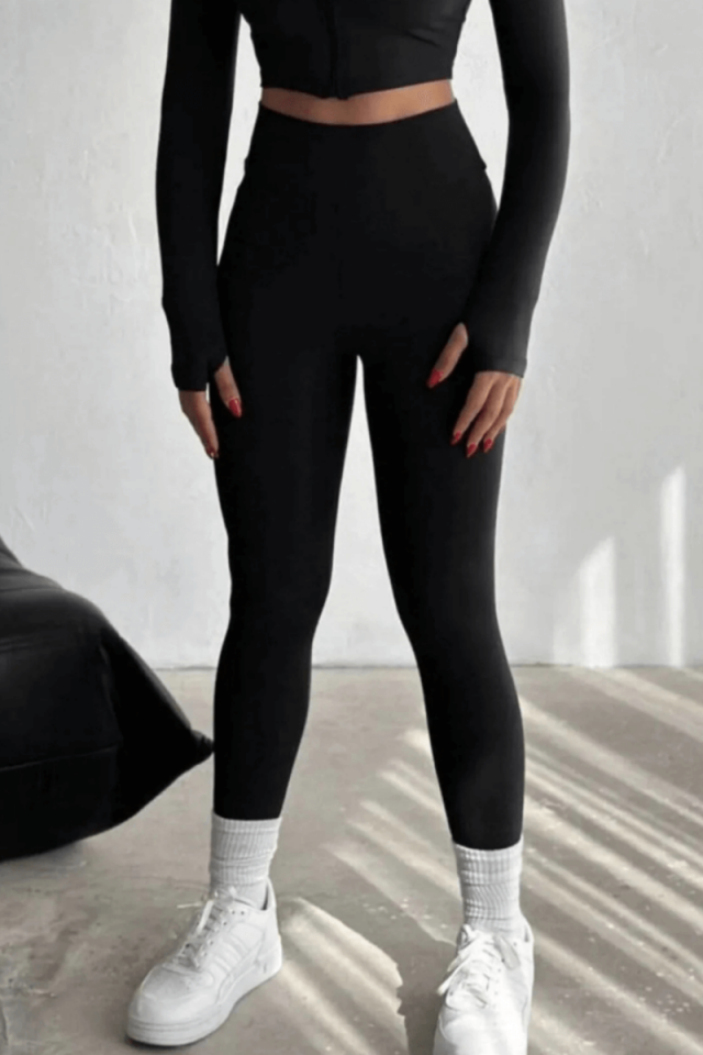 Kadın Yüksel Bel Toparlayıcı Esnek Dalgıç Tayt